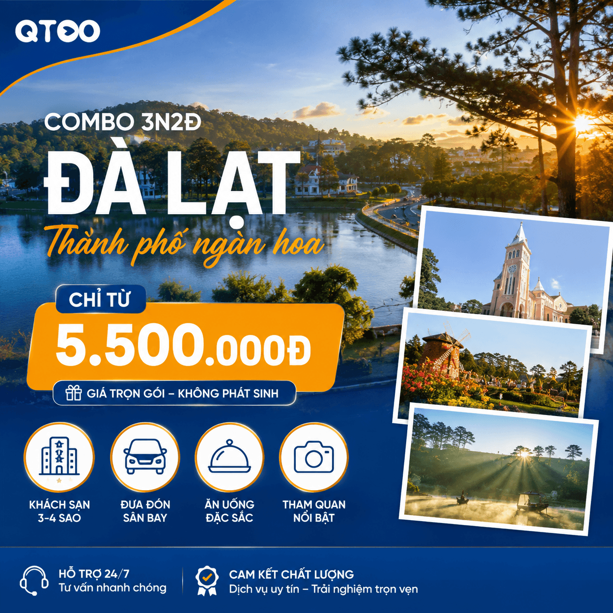 Combo du lịch Đà Lạt